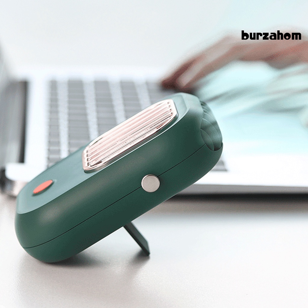 Quạt Làm Mát Mini 3 Tốc Độ Gió Để Bàn Kèm Dây Đeo Cổ Tiện Dụng