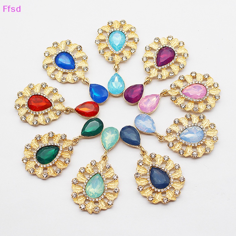 Trâm Cài Áo Hình Giọt Nước Đính Đá Sáng Tạo DIY