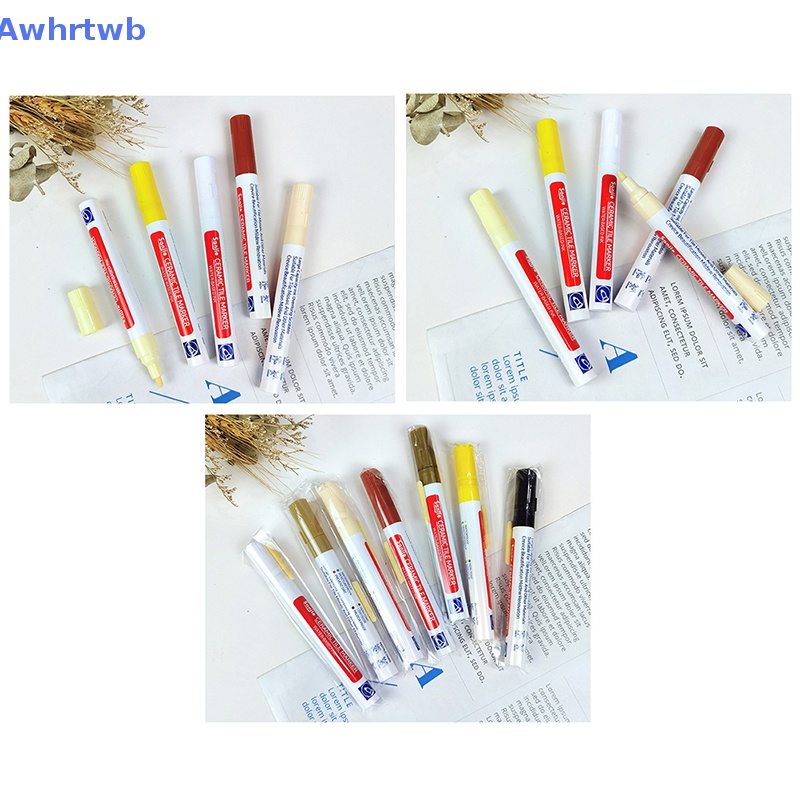 Set 12 Bút Đánh Dấu Màu Trắng Chống Thấm Nước Tiện Dụng Mới