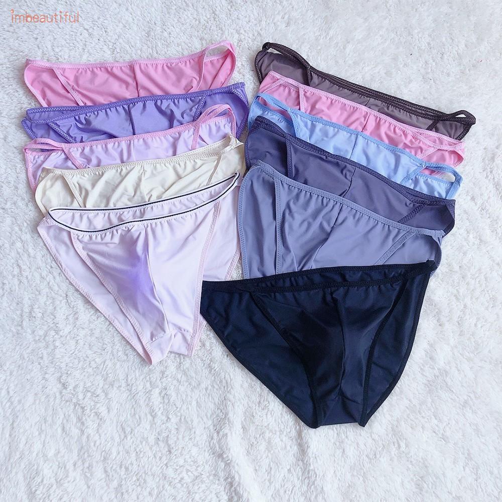 Quần Lót Lụa Lạnh Co Giãn Thoáng Khí Thoải Mái Thời Trang Nam Bốn Mùa