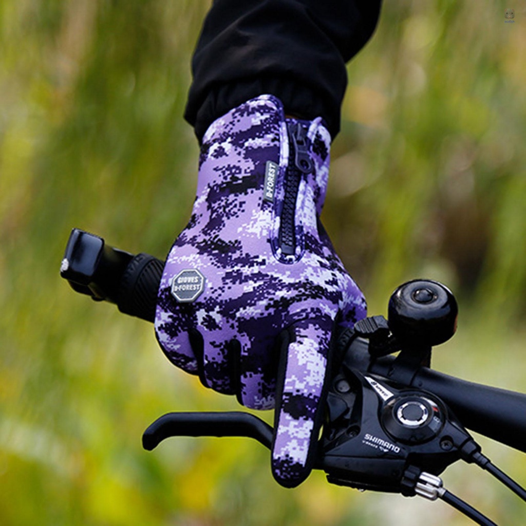 Găng Tay Giữ Ấm Có Khóa Kéo Cho Nam Nữ