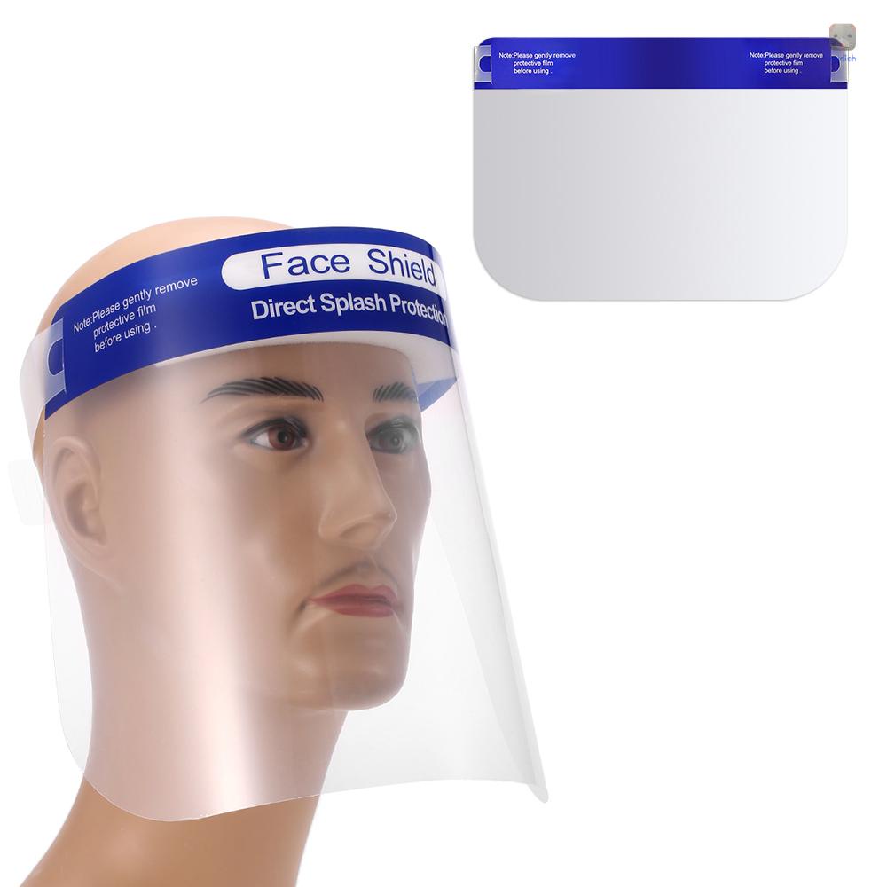 Set 10 Tấm Che Mặt Trong Suốt Chống Khói / Giọt Bắn Tiện Dụng