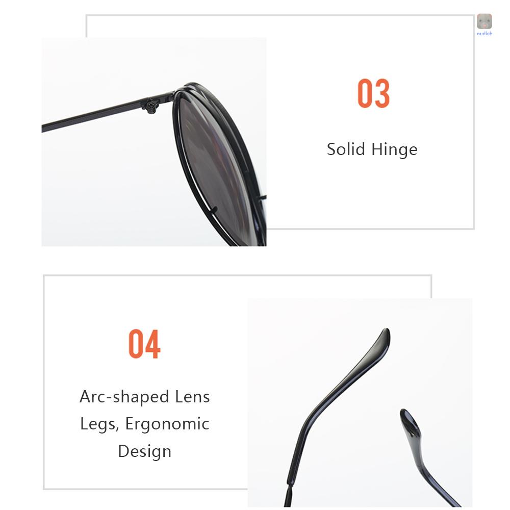 Kính Mát Gọng Kim Loại Chống Tia UV400 Thời Trang