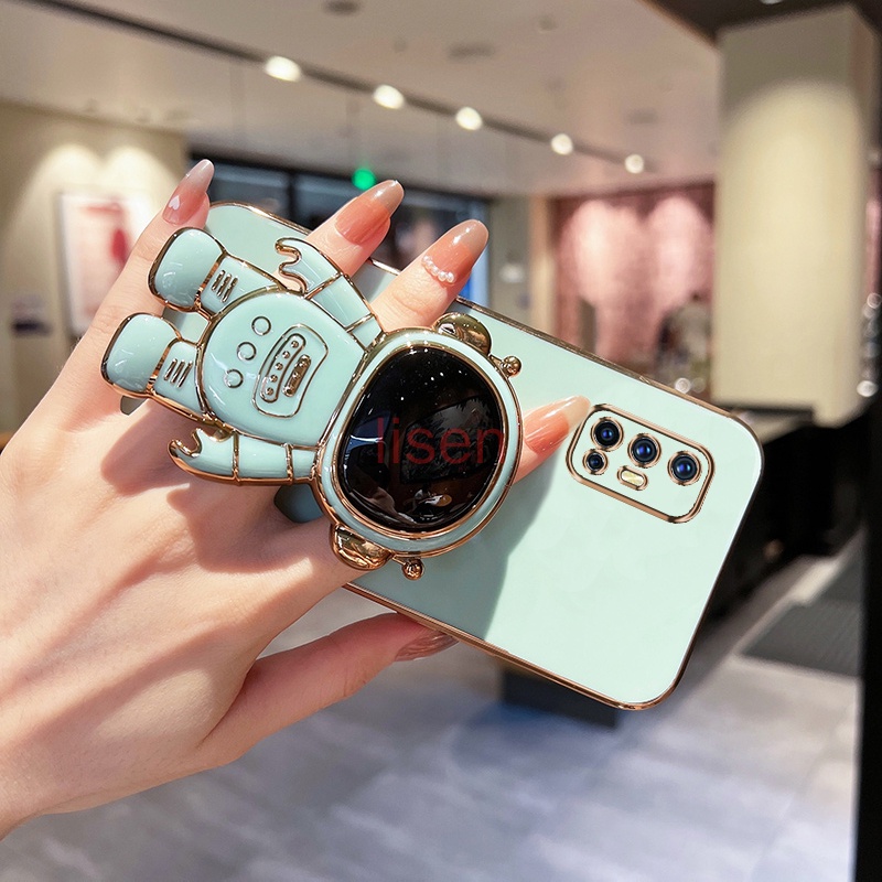 Ốp lưng Vivo V19 Neo Ốp Điện Thoại Có Giá Đỡ Hình Phi Hành Gia Cho Vivo V27 5G / V27E / V15 / V19 / V20 SE / V25 / V25E / V23 5G yhy