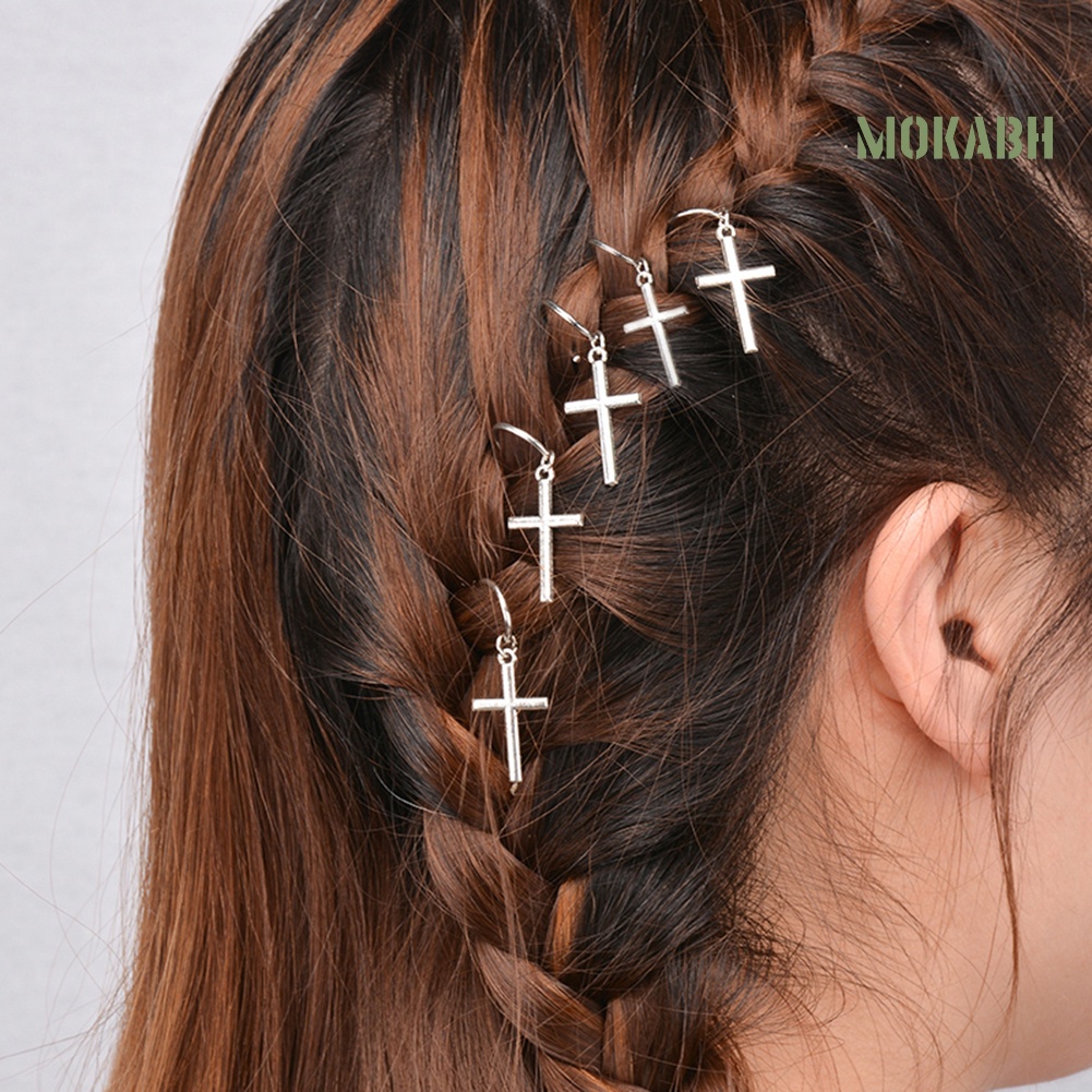 Set 5 / 10 Kẹp Tóc Hình Vỏ Sò / Chiếc Lá Phong Cách Hip Hop Thời Trang Cho Nữ