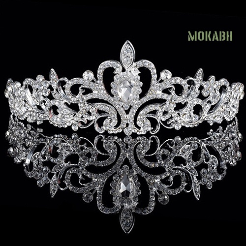 Cài Tóc Hình Vương Miện Đính Đá Dễ Thương Cho Cô Dâu