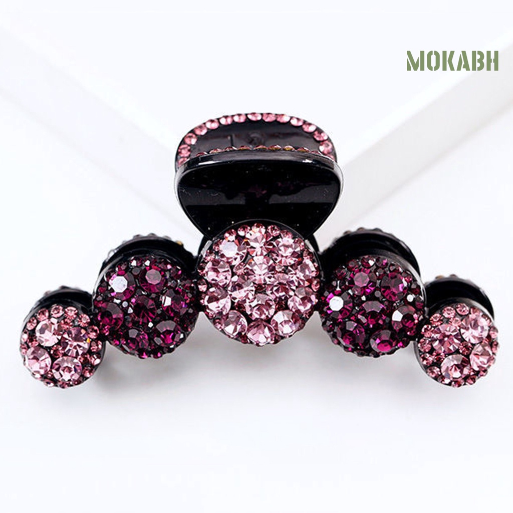 Kẹp Tóc Càng Cua Đính Đá Lấp Lánh Màu Sắc Tươi Sáng