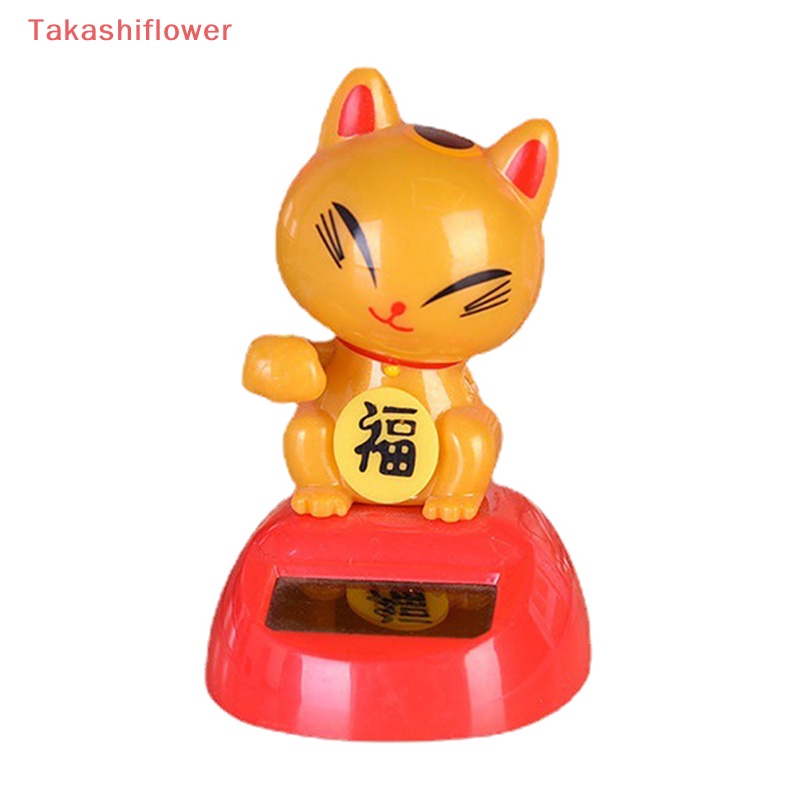 Mèo May Mắn Maneki Neko Sử Dụng Năng Lượng Mặt Trời Trang Trí Nhà Cửa / Khách Sạn / Nhà Hàng
