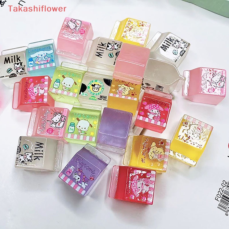 Set 2 Hộp Sữa Mini Bằng Nhựa Phát Quang Dùng Để Trang Trí