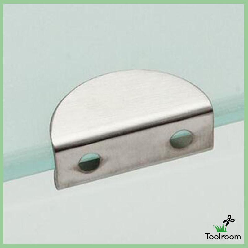 Bộ 2 Giá Đỡ Kính Hình Tròn Bằng Hợp Kim Kẽm Kích Thước 6-8mm Có Thể Điều Chỉnh Tiện Dụng