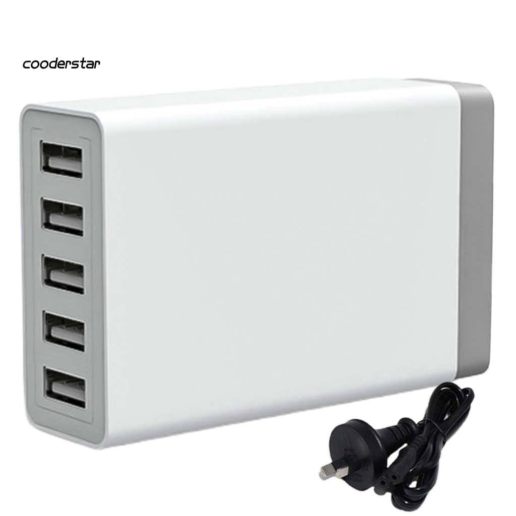 1 Bộ Đế Sạc Nhanh USB Có Đèn Báo Hiệu Công Suất Cao Đa Năng Dành Cho Văn Phòng