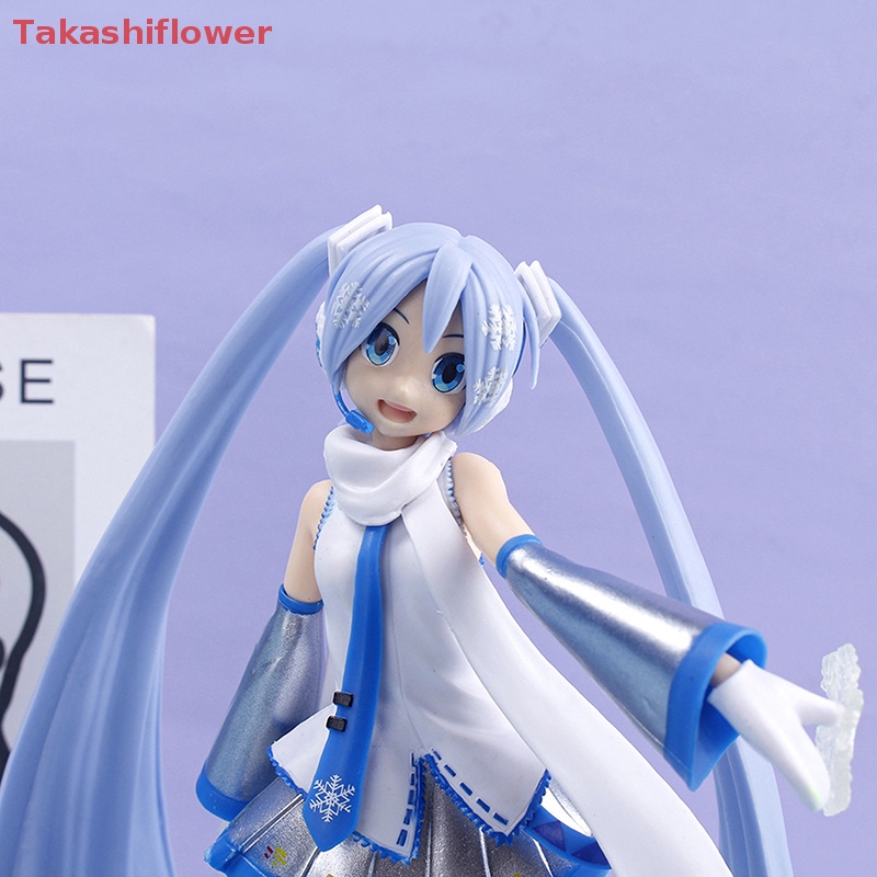 Mô Hình Nhân Vật Miku Bằng PVC Kích Thước 22CM Dùng Làm Quà Tặng Giáng Sinh