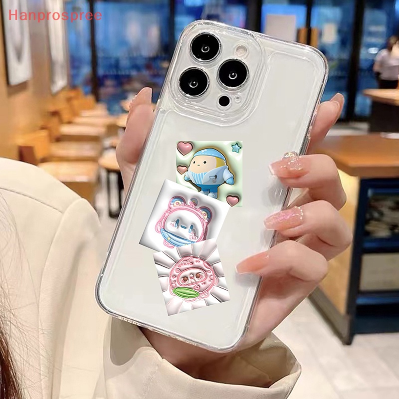 Bộ 62 Miếng Dán 3D Hình Trứng Dễ Thương Trang Trí Laptop / Ván Trượt / PC