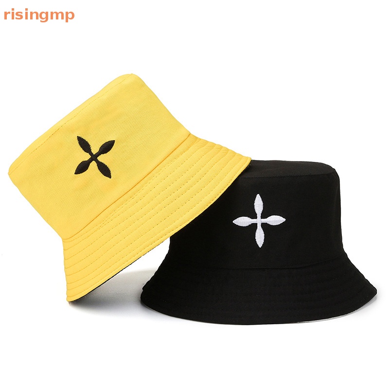 Mũ Tai Bèo Vải Cotton Hai Mặt Thêu Họa Tiết Phong Cách Nhật Bản