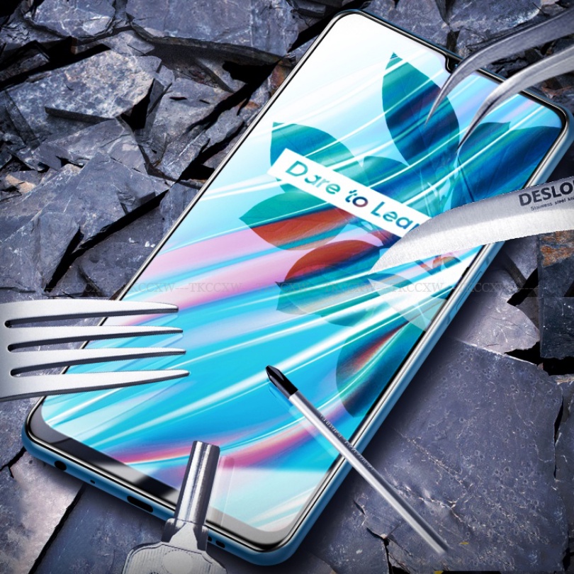 Kính Cường Lực Bảo Vệ Toàn Màn Hình Cho Realme 10T 10 11 Pro + C33 C55 C30S GT3 V30 10S V20 Narzo N53 N55 GT Neo 5 SE