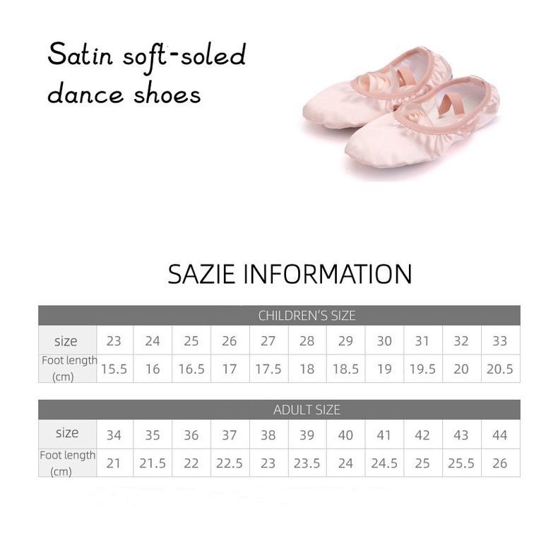 Giày Múa Ba Lê Đế Mềm Dành Cho Bé Gái