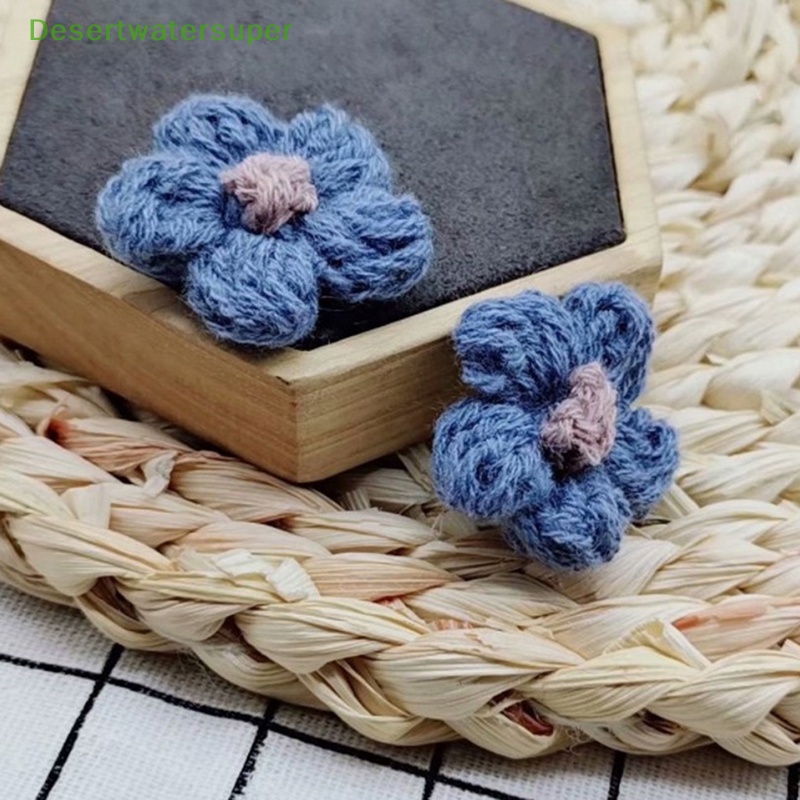 Set 10 Móc Len Hình Hoa Hướng Dương Làm Đồ Thủ Công DIY