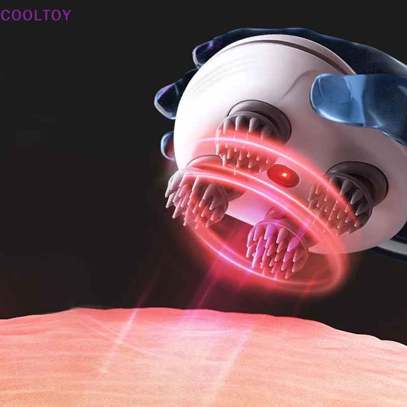 Cooltoy Máy Mát Xa Da Đầu Mèo Chạy Điện Chống Thấm Nước Giúp Thư Giãn Cổ Vai Và Cổ