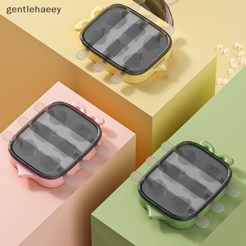 Khuôn Làm Kem Que Kiểu Hoạt Hình Xinh Xắn Tiện Dụng