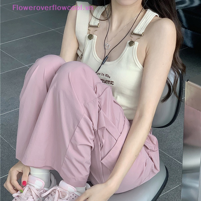 Áo Croptop Hai Dây In Chữ Thời Trang Cho Nữ