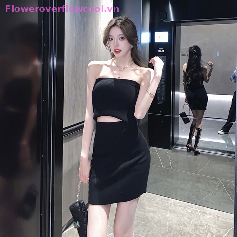 Bộ Áo Dệt Kim + Chân Váy Lưng Cao Họa Tiết Kẻ Sọc Thời Trang Mùa Hè Phong Cách Hàn Quốc Cho Nữ