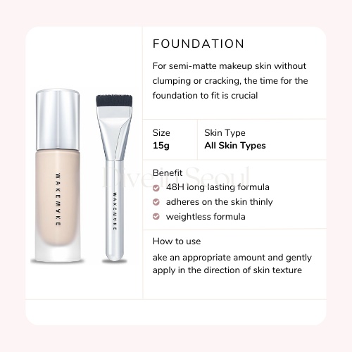 Kem Nền Water Velvet Cover Foundation – 5 Màu