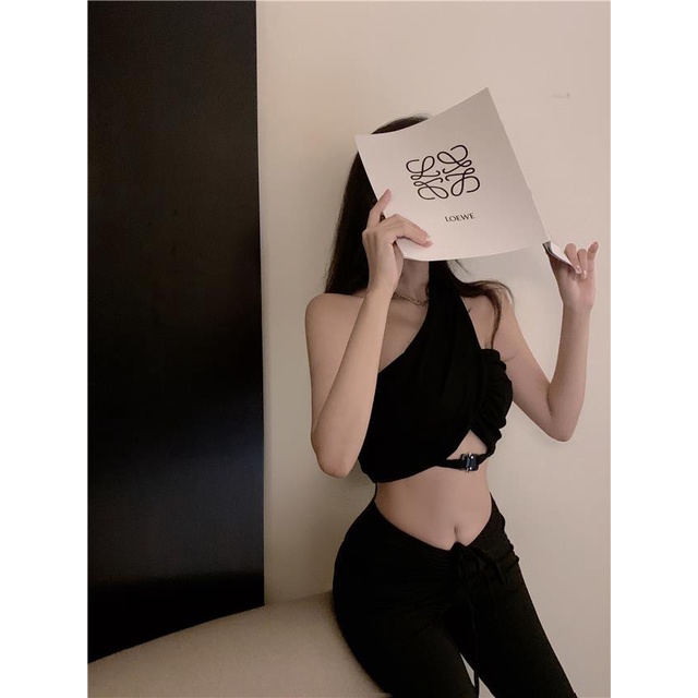 COZOK Áo Sát Nách Màu Trơn Thời Trang Gợi Cảm