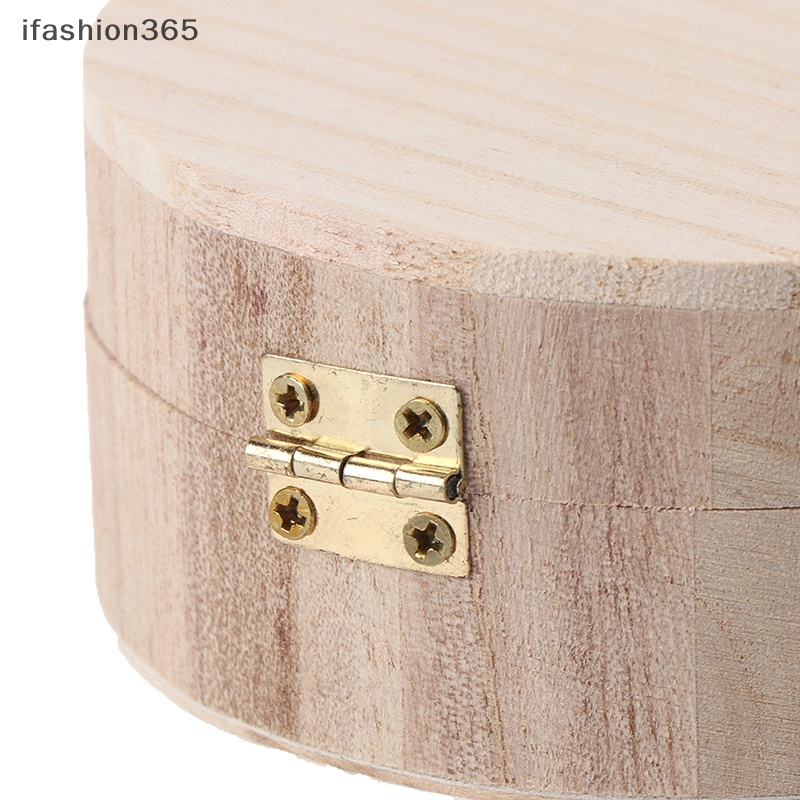 Hộp Đựng Trang Sức Hình Tròn Có Khóa Phong Cách Vintage Thời Trang ifashion365