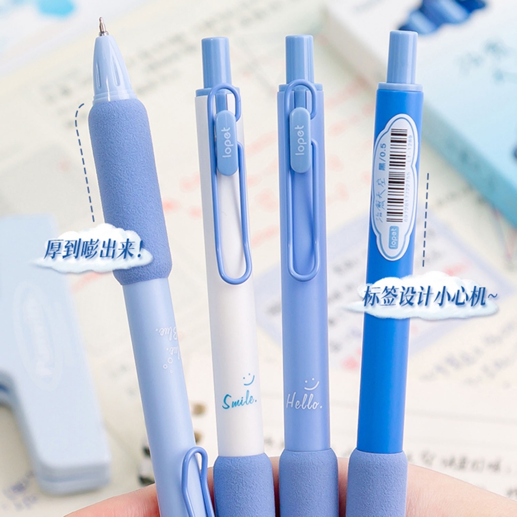 Set 4 Bút Mực Nước Cappuccino Ngòi 0.5mm Màu Đen