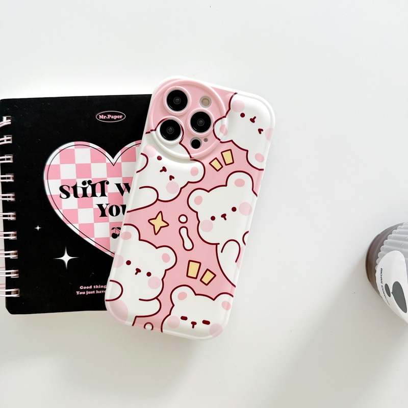 Ốp Điện Thoại Có Đệm Khí In Hình Hoạt Hình Cho iPhone 14 13 12 11 PROMAX XS XR XSMAX SE2020 6 7 8PLUS BQ5837