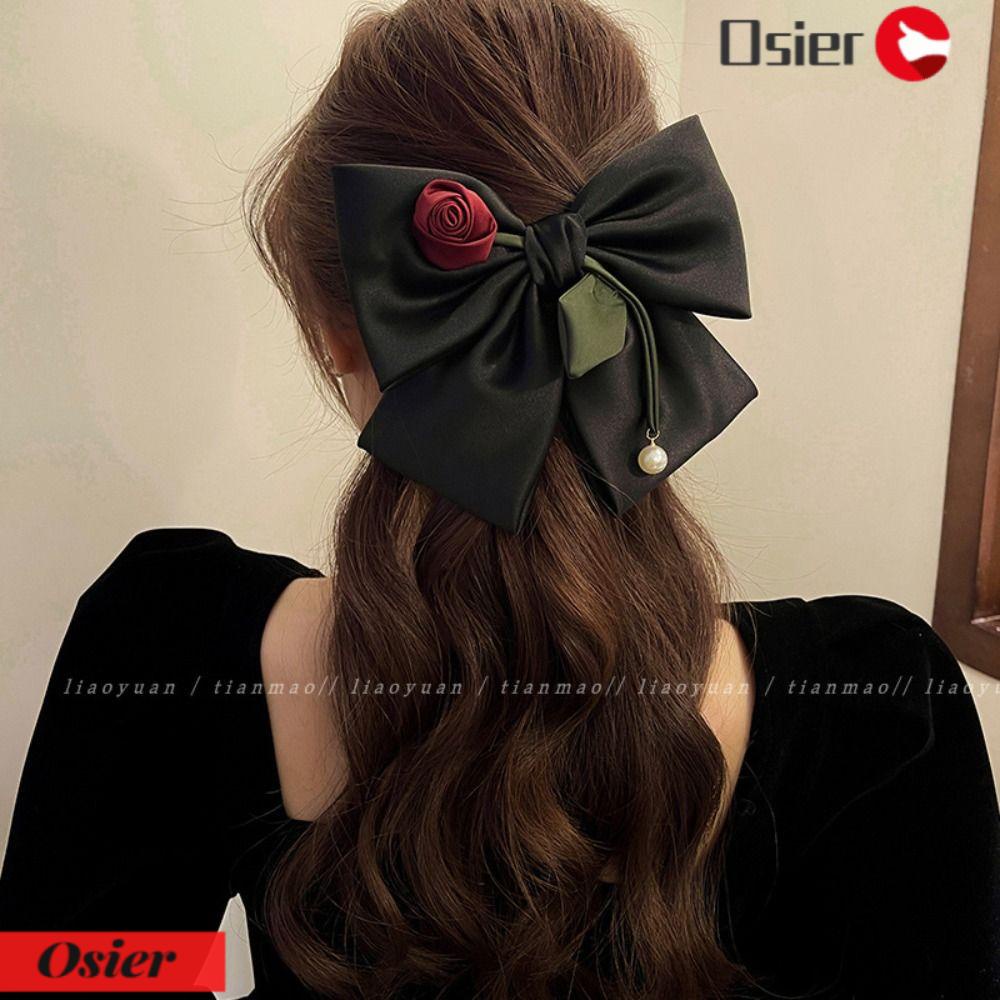 Kẹp Tóc Hoa Hồng Cao Cấp Thời Trang Dành Cho Nữ OSIER1