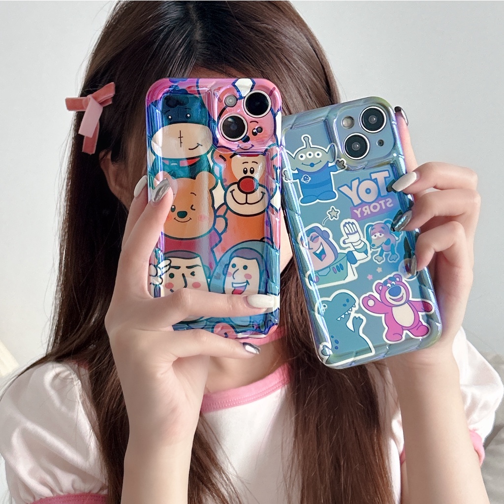 Ốp Điện Thoại TPU Chống Sốc In Hình Toy Story Cho IPhone 14 13 12 11 Pro Max