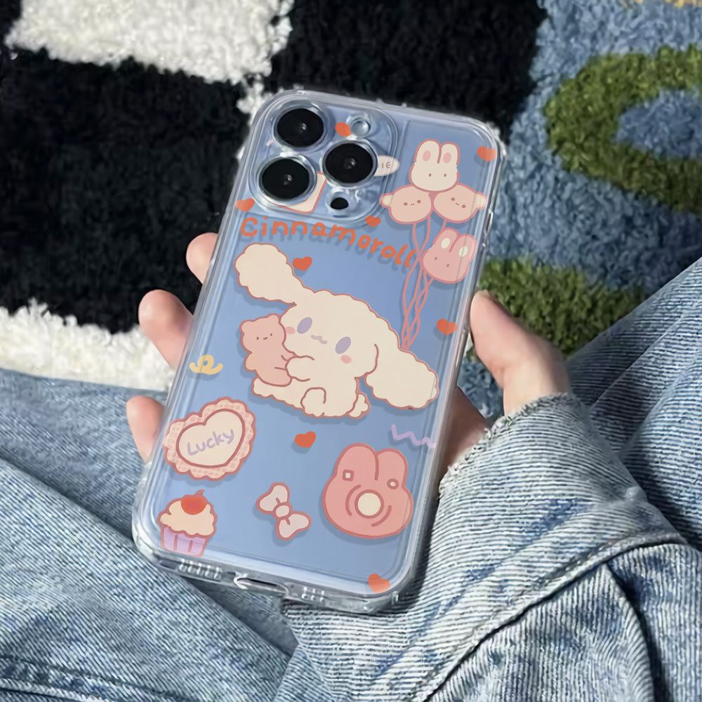 ✅Ốp Điện Thoại Mềm Chống Sốc Hình Cún Cinnamon Cho Iphone 14pro 126In 1311max 78 plus 0