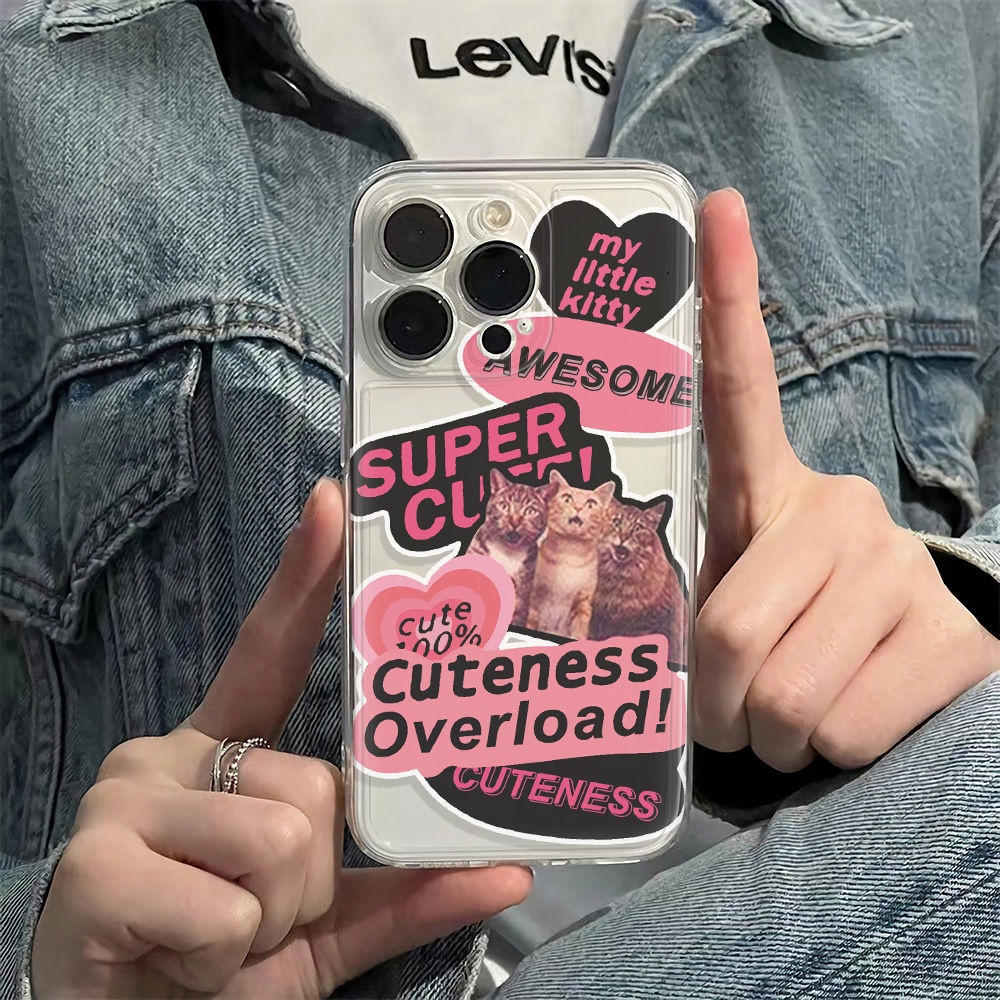 ✅Ốp Điện Thoại Dẻo Họa Tiết Chú Mèo Dễ Thương Chống Sốc Cho Iphone12 6In7813 14pro max11 AP1D