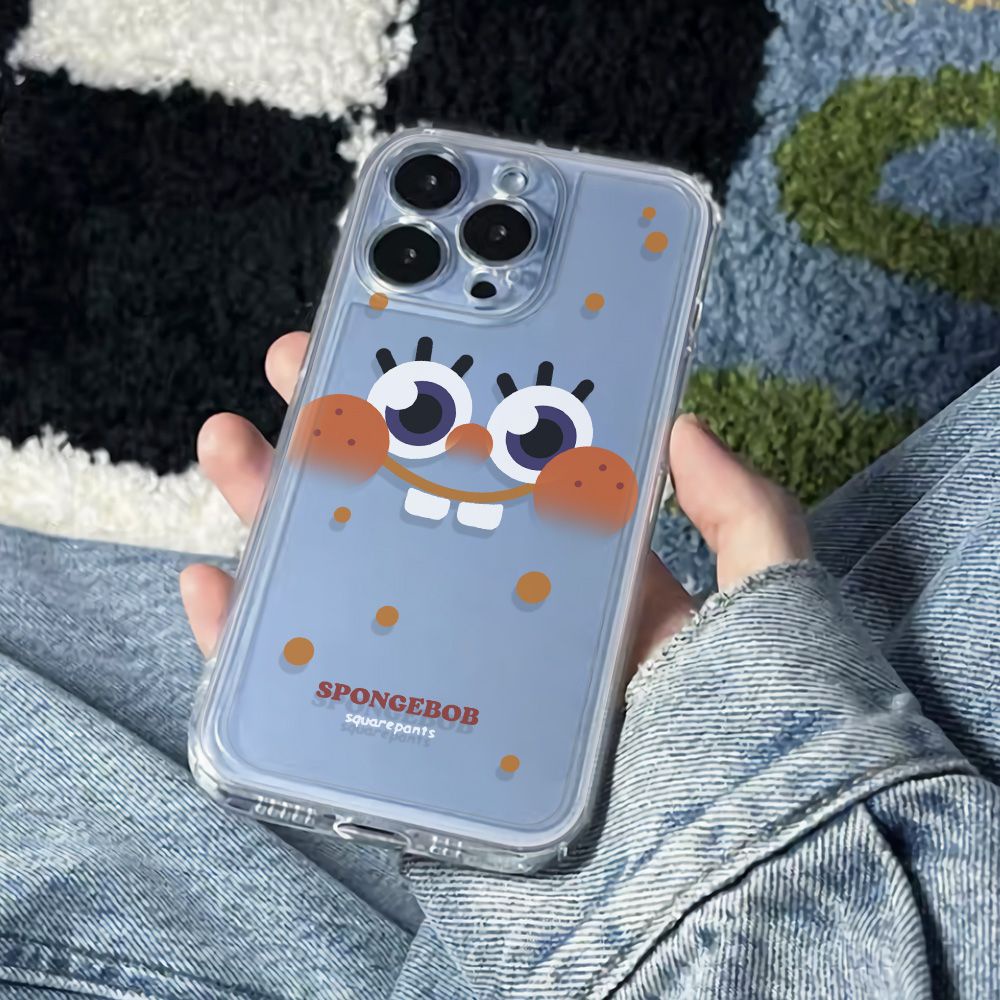 ✅Ốp Điện Thoại Dẻo Họa Tiết Hoạt Hình SpongeBob Chống Sốc Cho Iphone 6In Plusmax 11 78 1314 Pro 12 PV1X