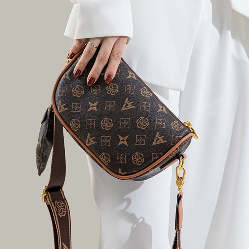 Ielgy Túi Xách messenger Đeo Vai Phong Cách Dubai Dễ Phối Đồ Cho Nữ