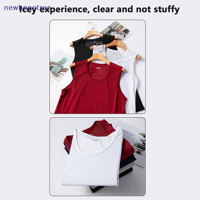 Áo Sát Nách Đi Xe Đạp Phối Lưới Thời Trang Mùa Hè Cho Nam Giới