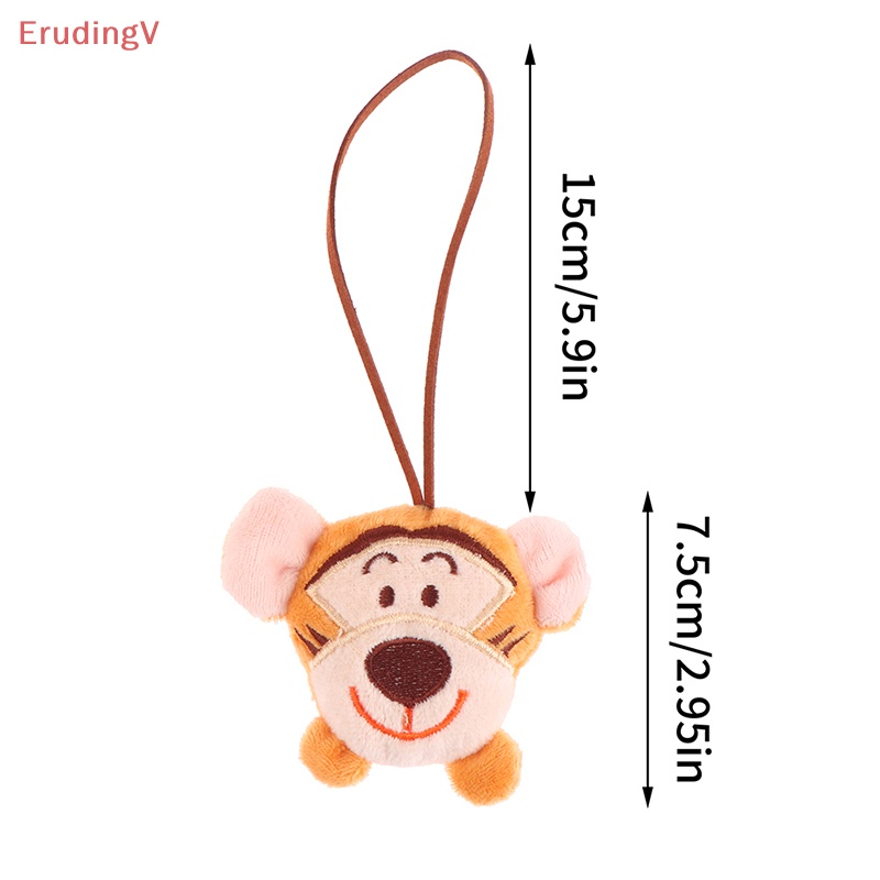 [ErudingV] Móc Chìa Khóa / Tên / Gấu / Hươu Cao Cổ / Vịt Bông Hoạt Hình Dễ Thương Chống Thất Lạc Trang Trí Túi X