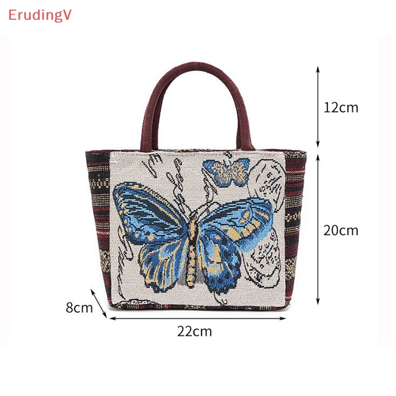 Túi Xách Mua Sắm Cỡ Lớn Thêu Hình Chim Cú / Voi Dễ Thương Cho Nữ