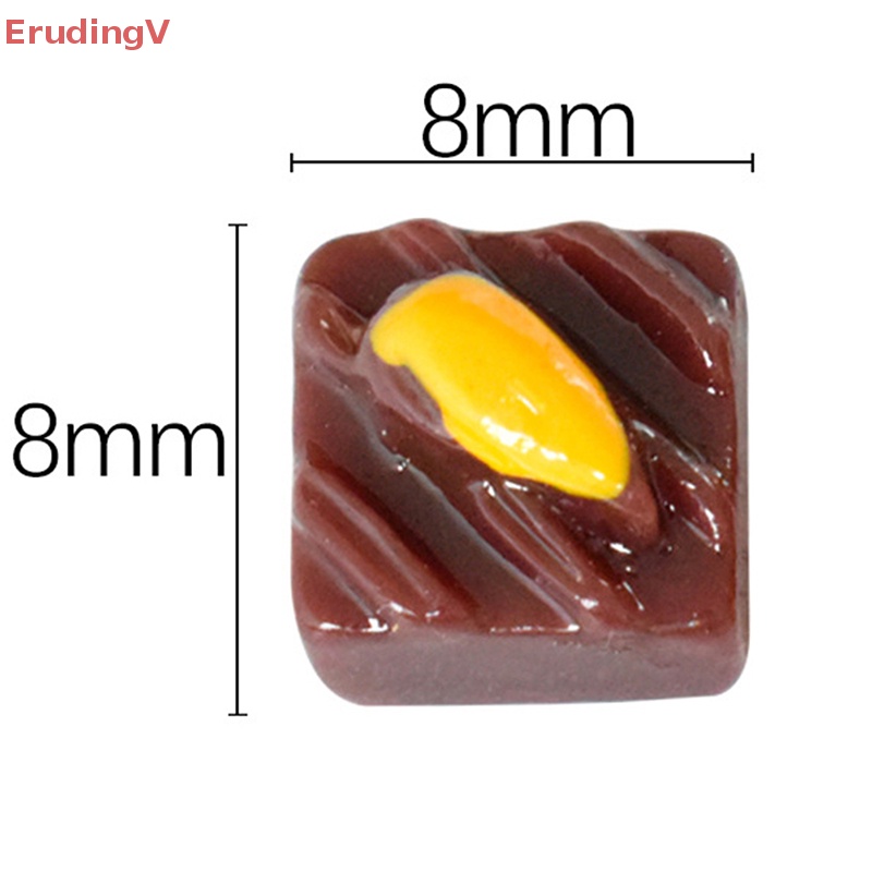 1 Bộ Mô Hình Hộp Cơm / Sô Cô La / Bento Đồ Ăn Nhẹ Nhàng Trang Trí Nhà Búp Bê [ErudingV]