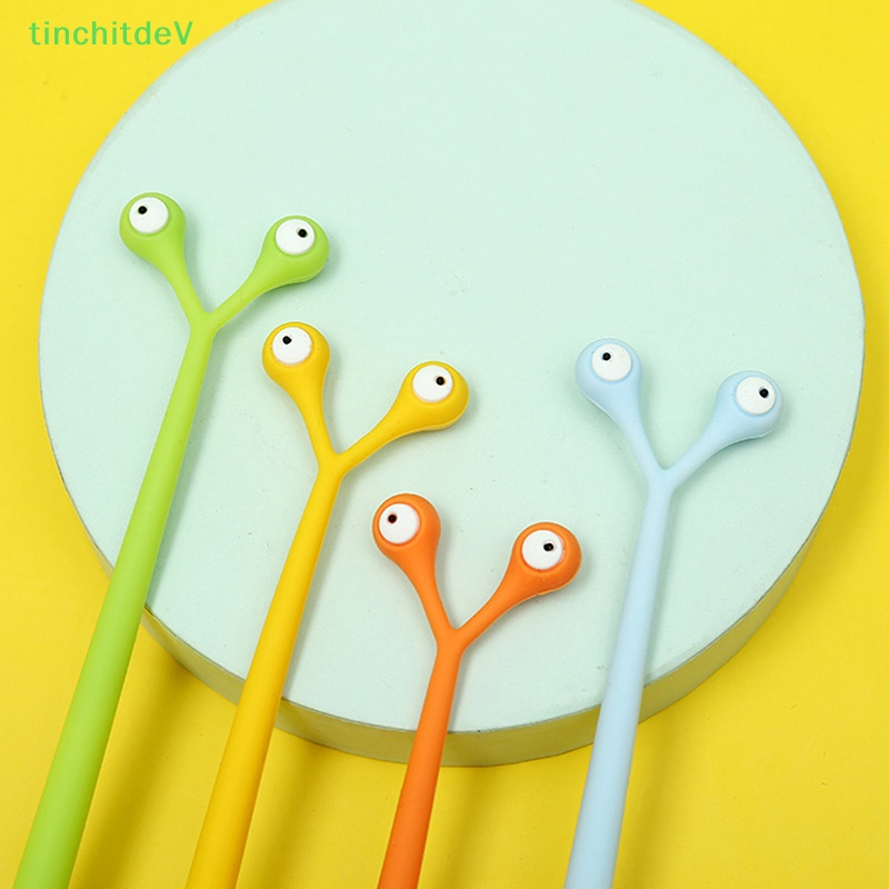 1 Cây Bút Mực Gel Ngòi Bút 0.5mm In Hình Người Ngoài Hành Tinh Dễ Thương Màu Sắc Ngẫu Nhiên