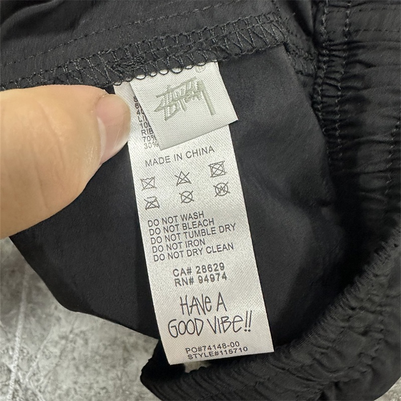 STUSSY Quần Short 100% Chính Hãng Plus Size Dây Rút Thời Trang Đi Biển Unisex