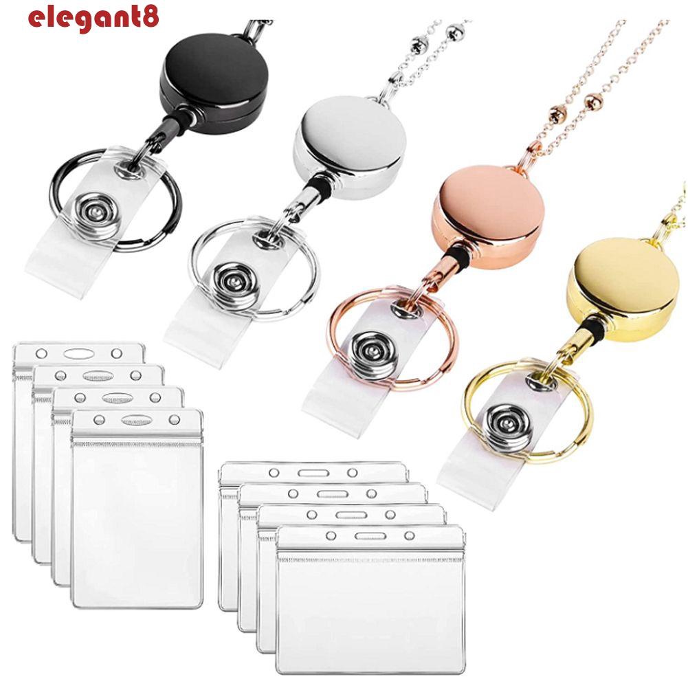 Giá Đỡ Vòng Cổ / Móc Chìa Khóa Bằng Thép Không Gỉ Chống Thấm Nước Có Thể Thu Gọn Cho Nam /