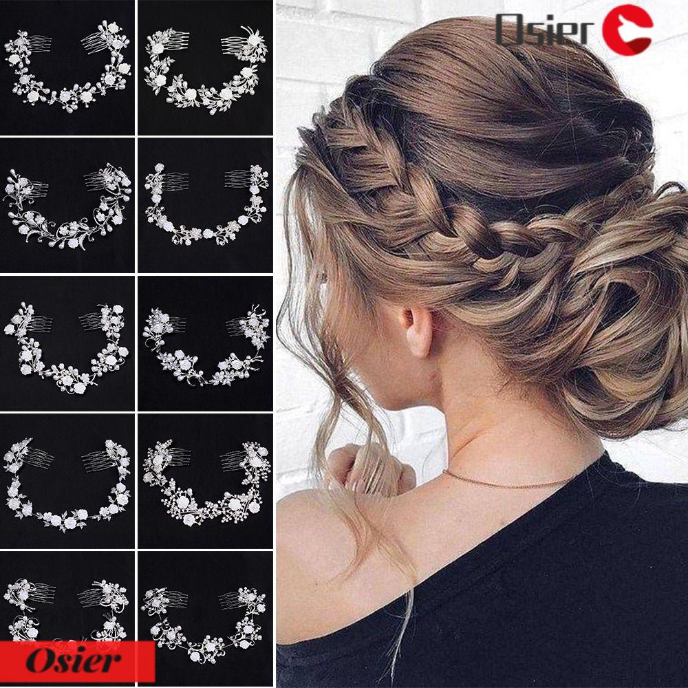 Lược Cài Tóc 1 Chiếc Lá Phụ Kiện Cho Cô Dâu