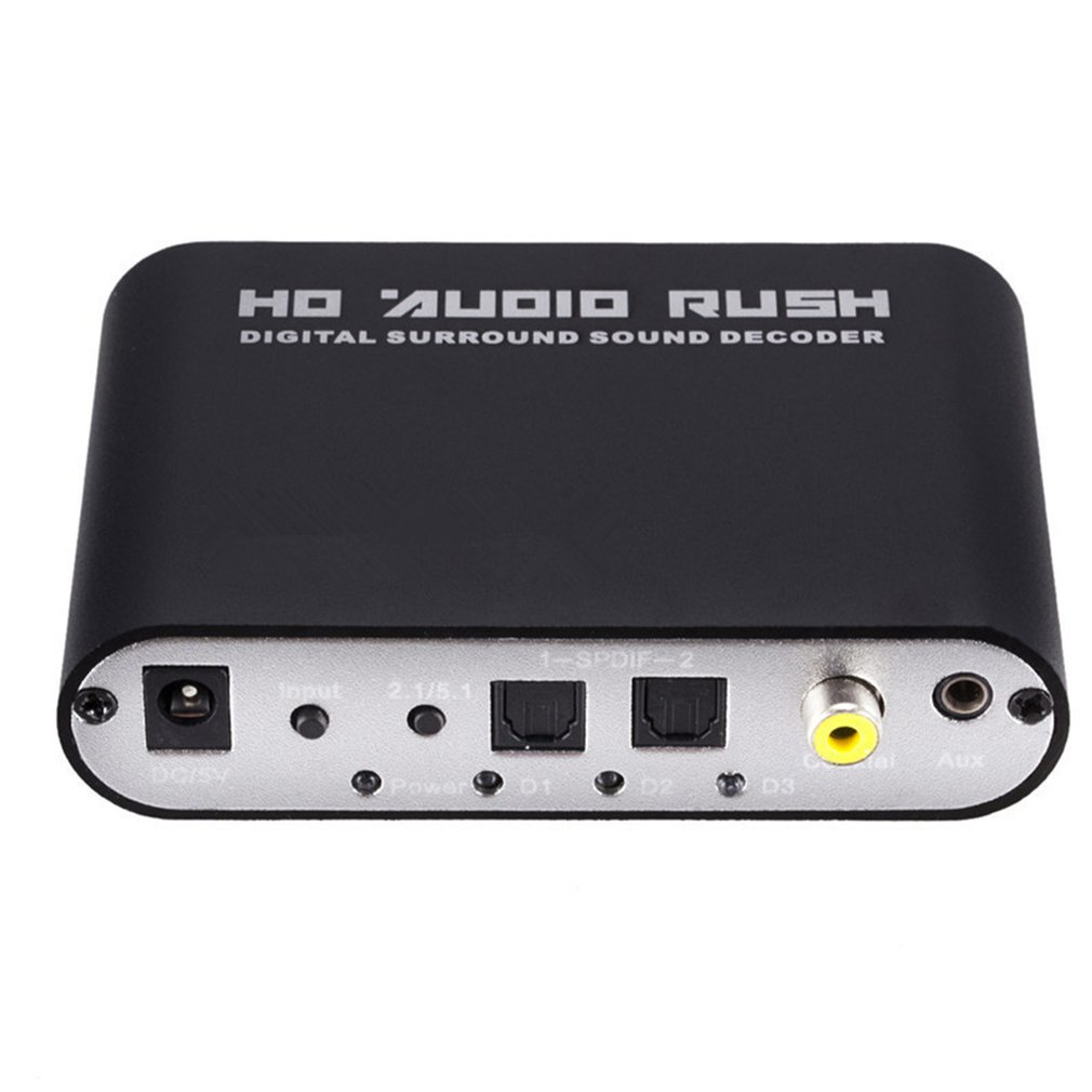 Sound Decoder Audio Decoders Digital Converter Optical Spdif Coaxial To 5.1Chog Converters [Q/6]