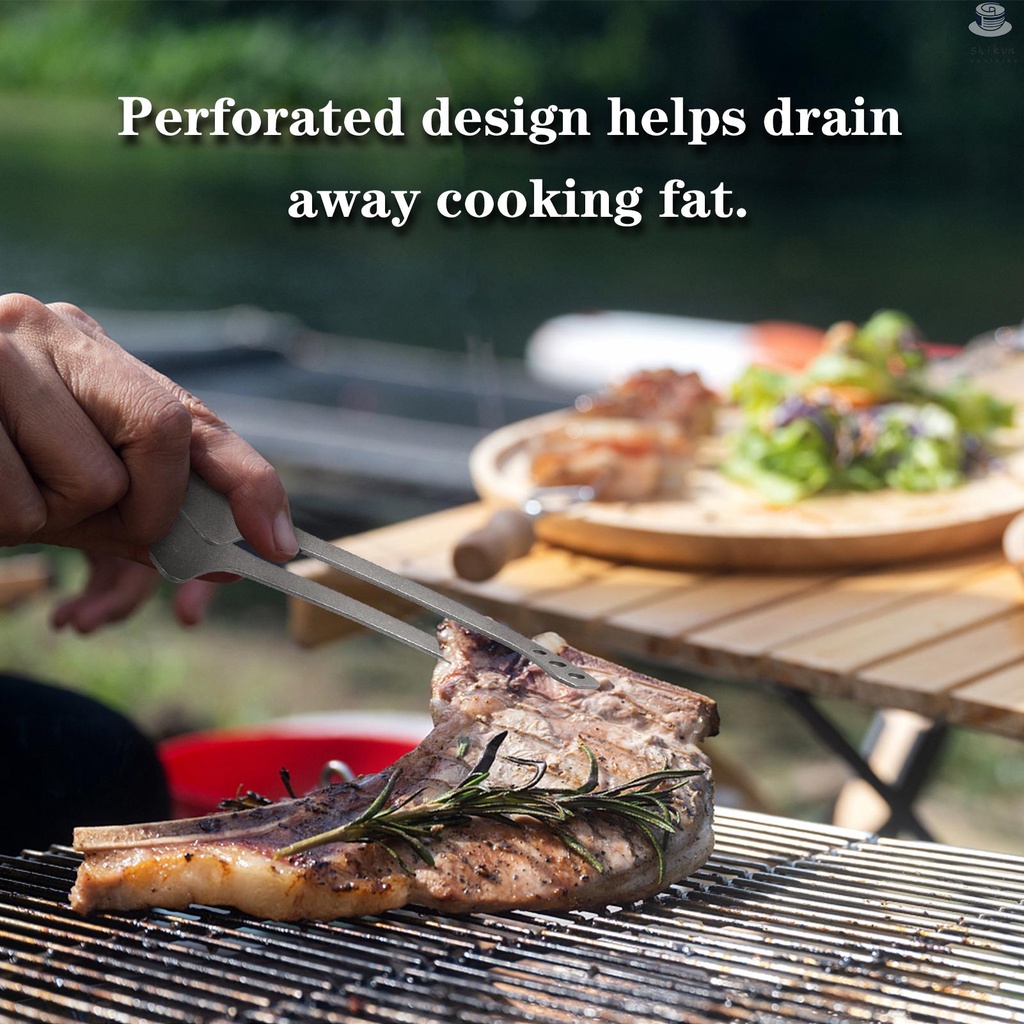 Kẹp Gắp Đồ Nướng BBQ Bằng Titan 9.2 Inch
