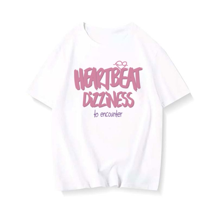 NRVP Áo Thun 100% Cotton Tay Ngắn Phong Cách Hàn Quốc Mới