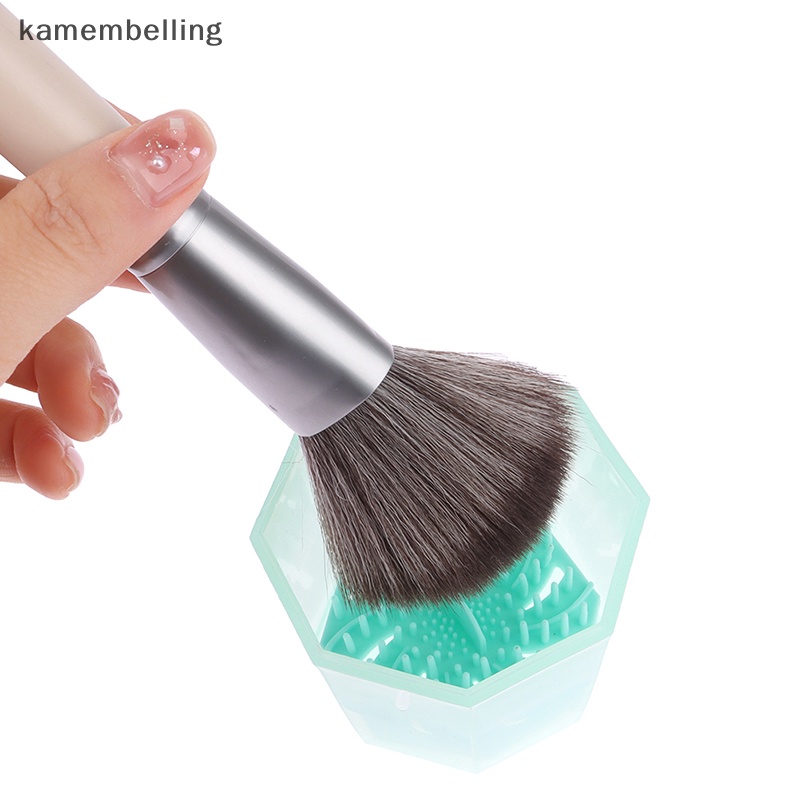 Hộp Vệ Sinh Cọ Trang Điểm kamembelling Kèm Giá Phơi Khô Tiện Dụng