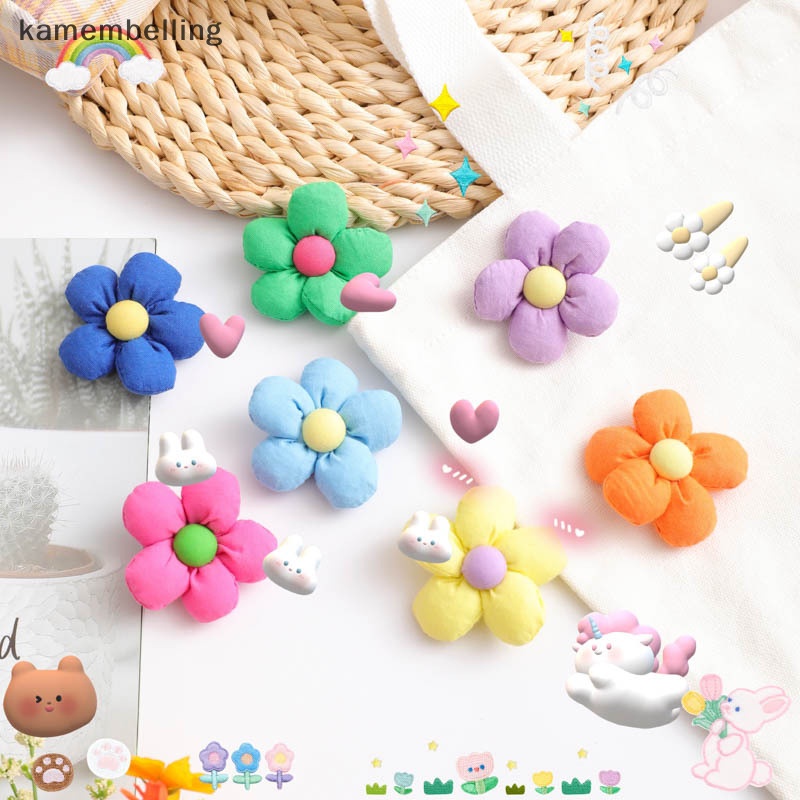 Kẹp Tóc Hình Hoa Hướng Dương Năm Cánh Dùng Trang Trí Quần Áo DIY