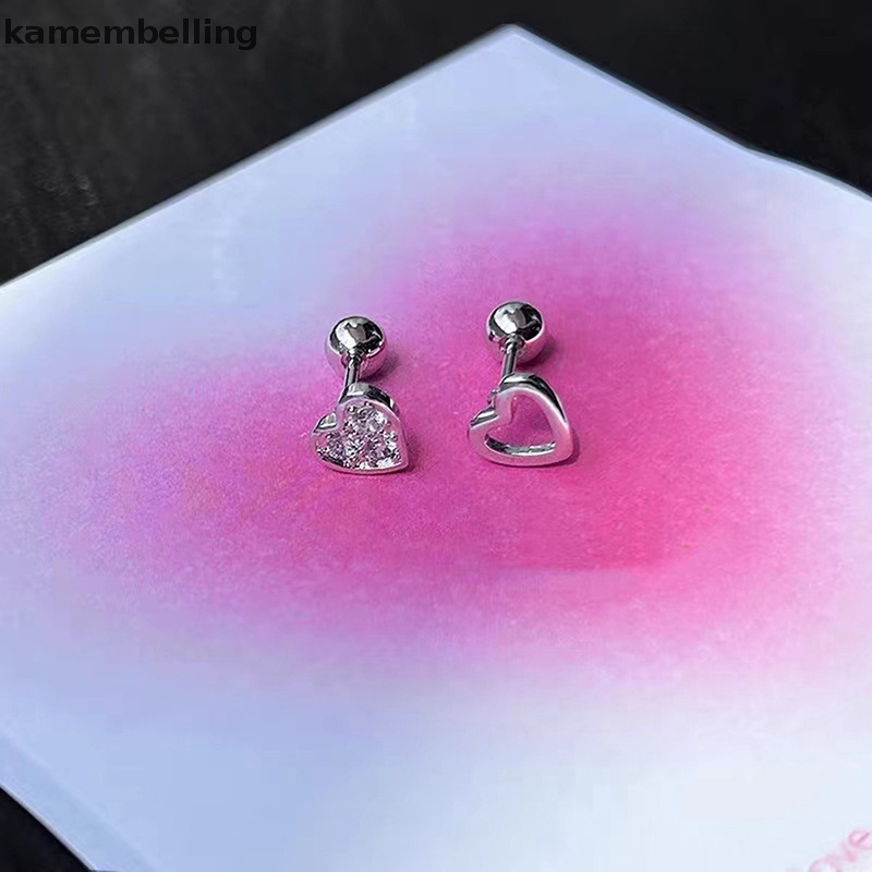 1 Đôi Khuyên Tai Hình Trái Tim Xinh Xắn Cho Nữ